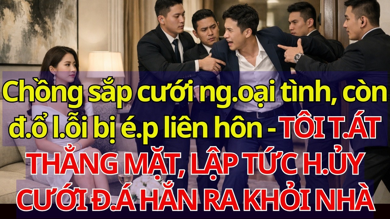 Chồng sắp cưới ng.oại tình, còn đ.ổ l.ỗi bị é.p liên hôn - TÔI T.ÁT THẲNG MẶT, LẬP TỨC H.ỦY CƯỚI
