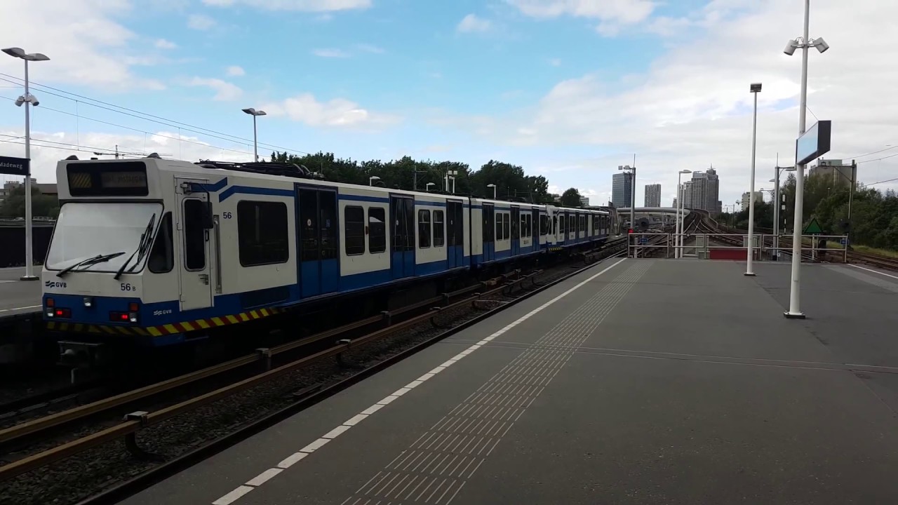 GVB R-net Amsterdam Metro 51 wijkt af naar Van der Madeweg