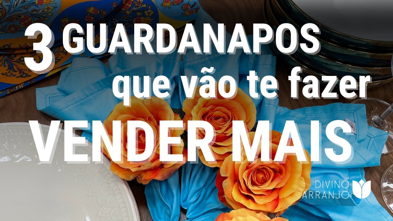 3 Guardanapos que vão te fazer vender mais
