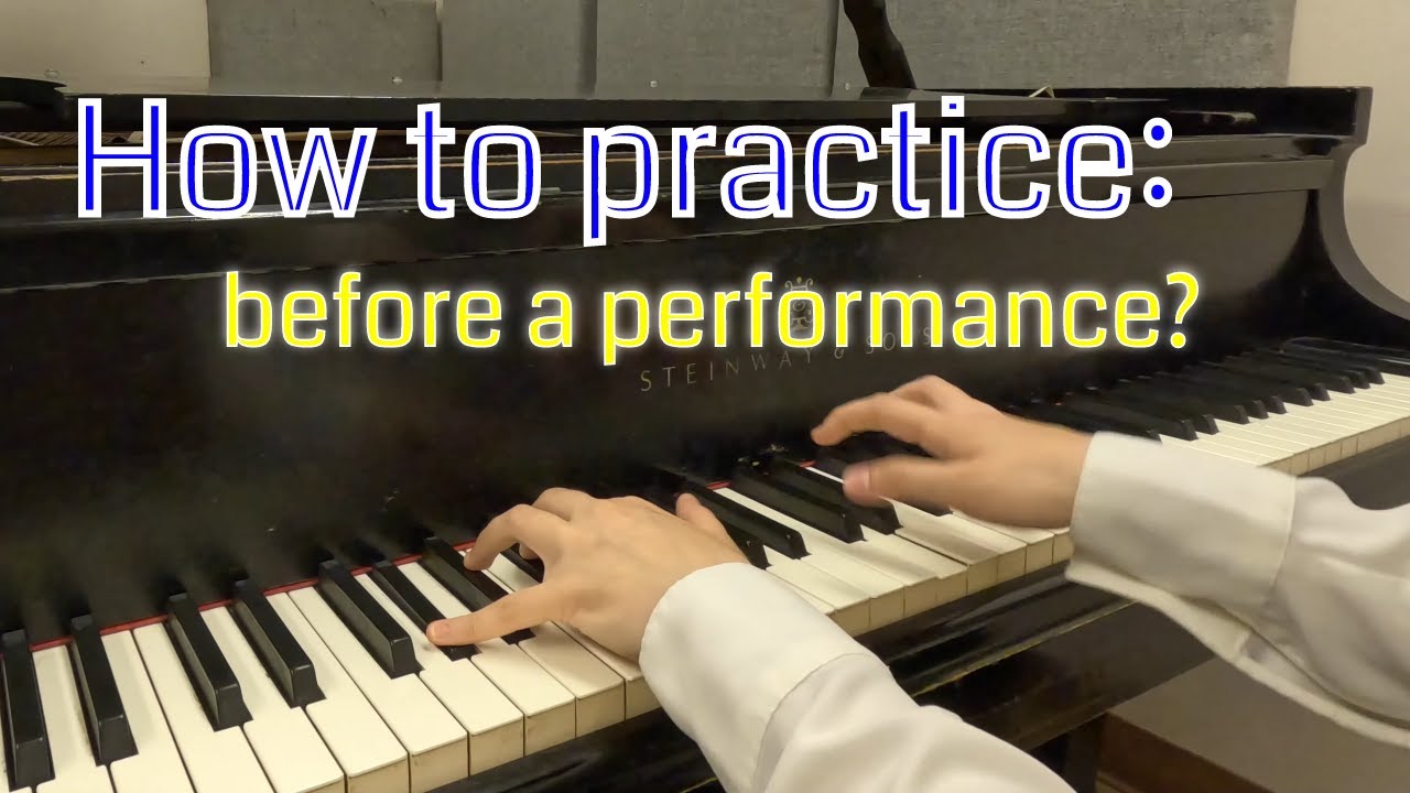Pre-performance piano practice routine: Ravel 