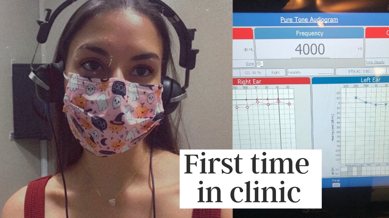FIRST TIME IN CLINIC | Audiology Doctoral Student | Performing Otoscopy & Pure Tone Audiometry
