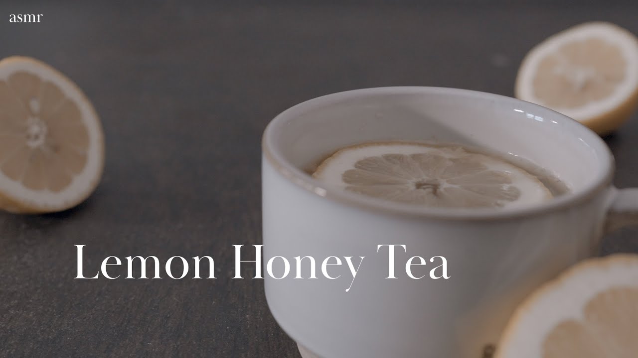 [asmr] How to Make warm Lemon Honey Tea || Robert Wu