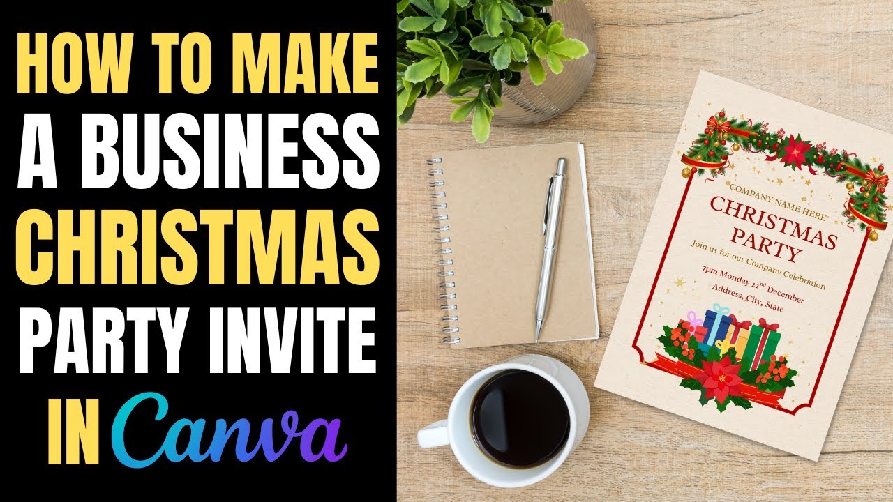 Design a Festive Christmas Flyer in Minutes | Canva Tutorial