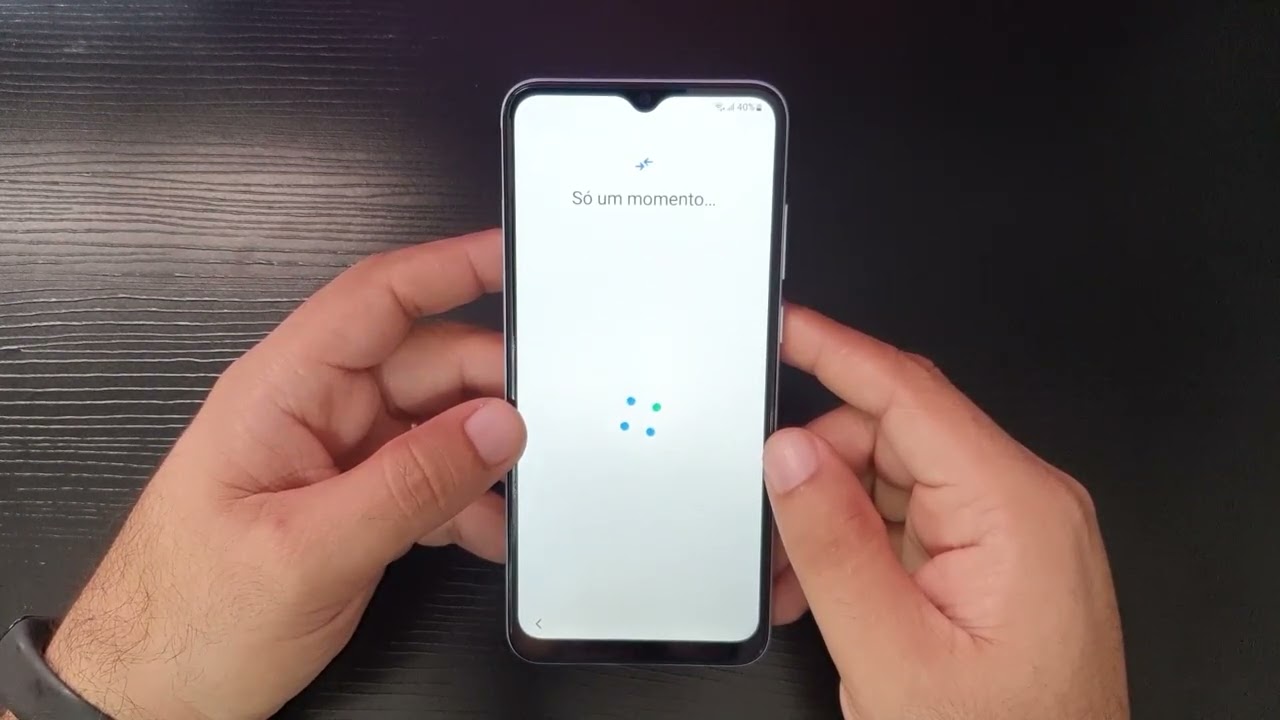 LIGANDO E CONFIGURANDO SAMSUNG GALAXY A04E PELA PRIMEIRA VEZ