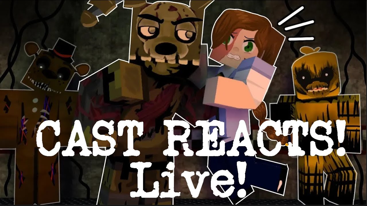 CAST REACTS TO FAZBEAR'S FRIGHT! Watch Party- Come Binge With Us!