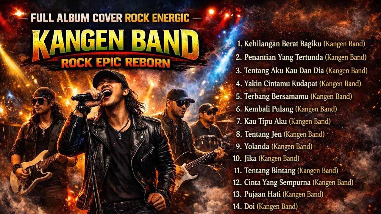 KANGEN BAND FULL ALBUM ⚡ Cover Rock Energic EPIC | Nostalgia Galau 2000an