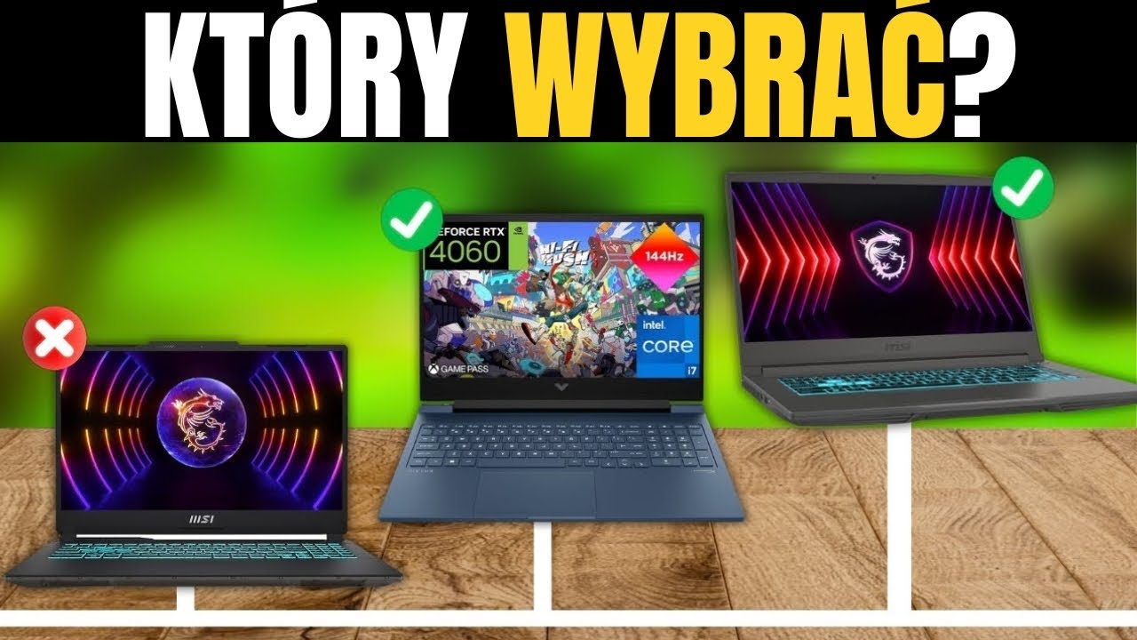 3 Najlepsze Laptopy Gamingowe w Stosunku Jakości do Ceny 2026 [NIE kupuj, zanim tego nie zobaczysz]