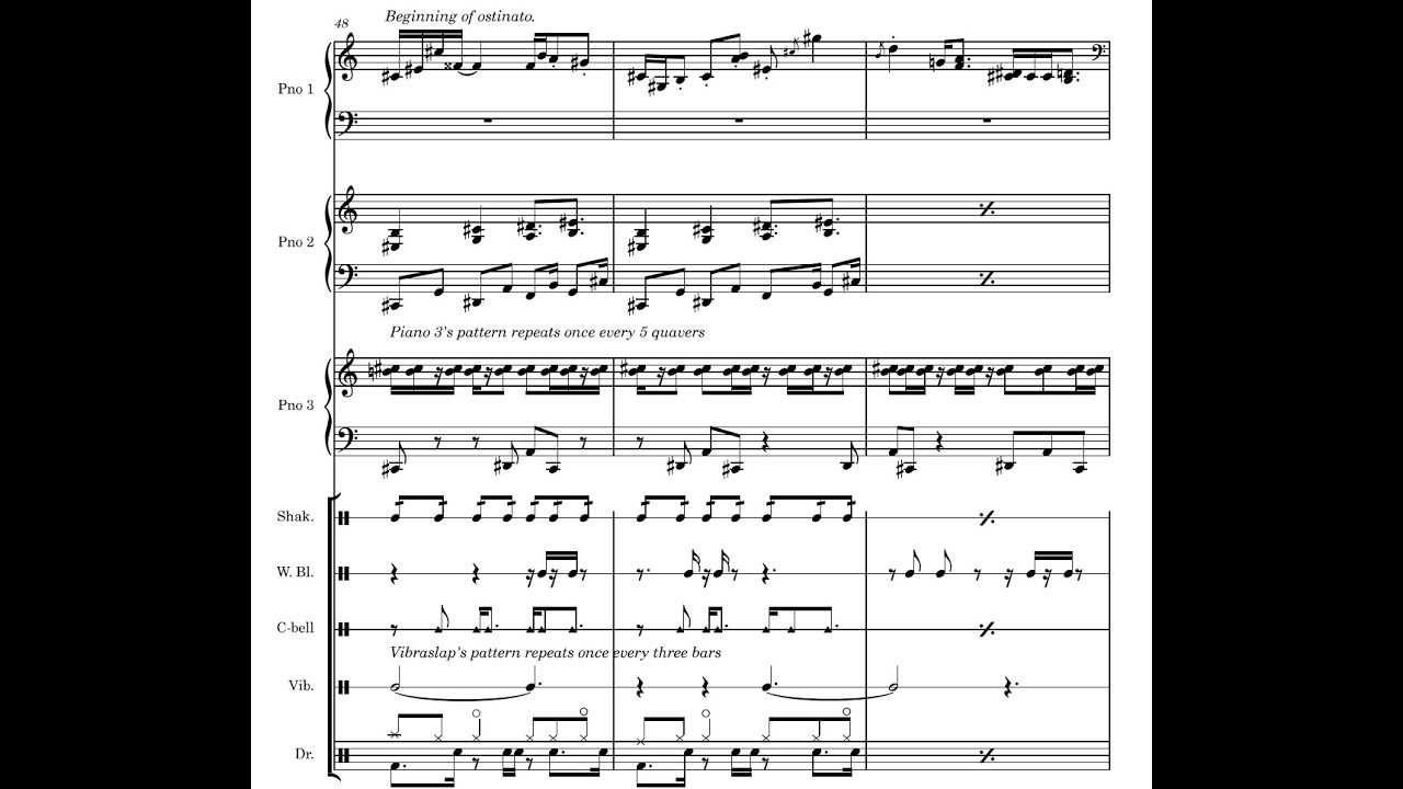 Emerson, Lake and Palmer - The Three Fates (Full Transcription)