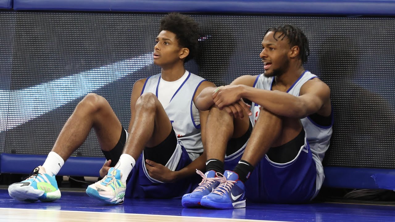 AJ Johnson flying high in NBA Draft Combine scrimmage