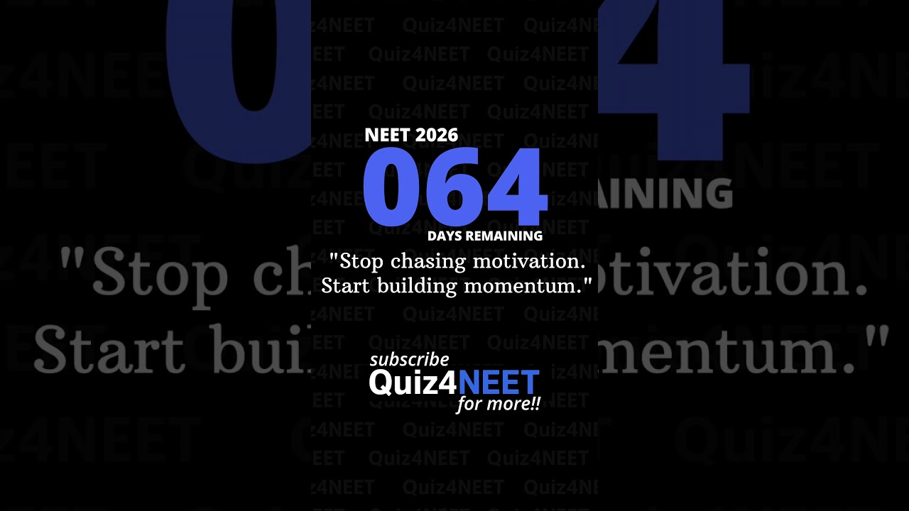NEET 2026: Only 64 Days Left! Last-Minute Tips & Strategies
