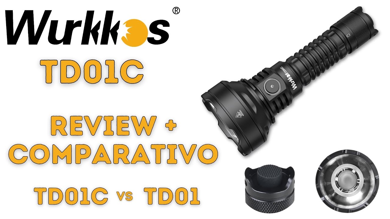 Lanterna TÁTICA Wurkkos TD01C | LED SFT40 + TIR