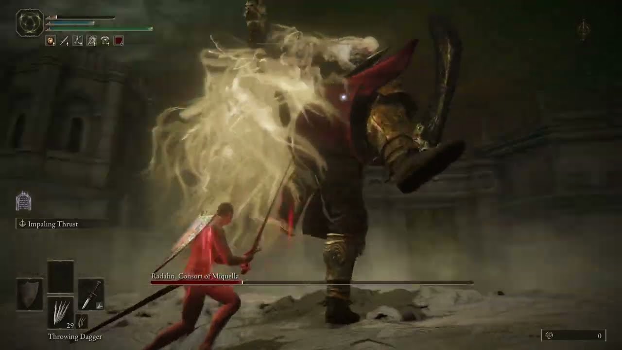 Elden Ring DLC - Promised Consort Radahn, level 1, no buffs/status/AOW/parry/hit  (PS5)