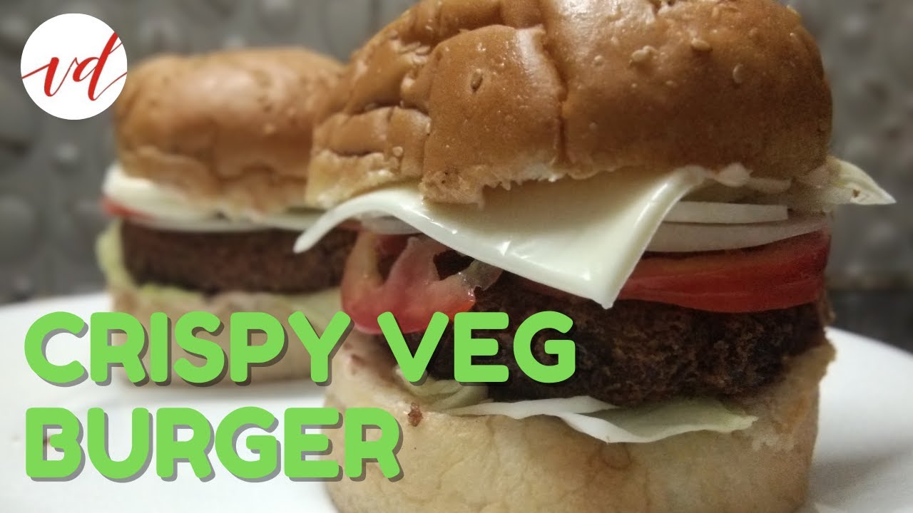Easy Homemade Veg Burger Recipe in Hindi | McDonalds Style Veg Burger बर्गर रेसिपी Snacks For Kids