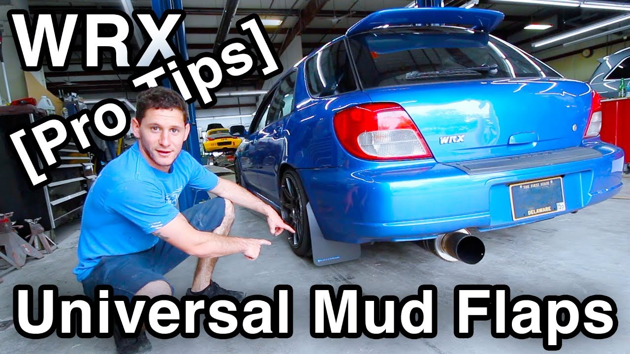 Universal Mud Flaps Installation [No Wobble, Custom Brackets & Pro Tips // WRX Build]