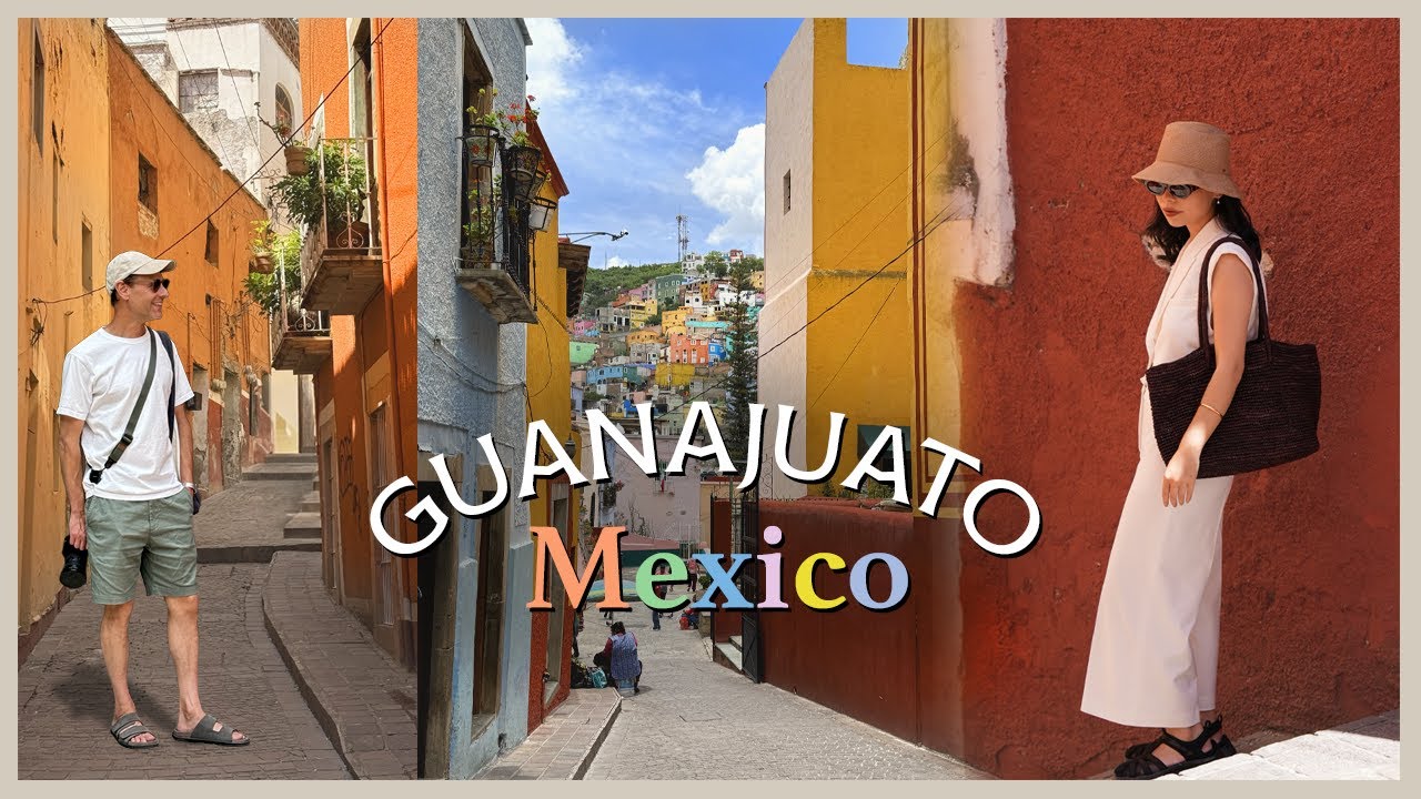 陸路でメキシコの国境を越え🇲🇽🌵メキシコで最も美しい世界遺産の街グアナファトに行ったらカラフルな街が可愛い過ぎた🥺🌮🌈