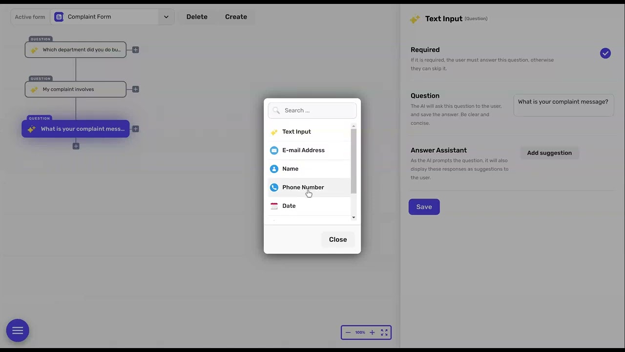 How to use the Form Builder in Answerly