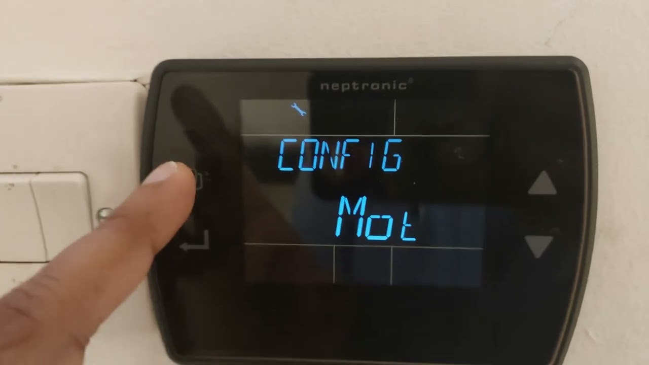 Neptronic TDU  series thermostat complete setting for VAV