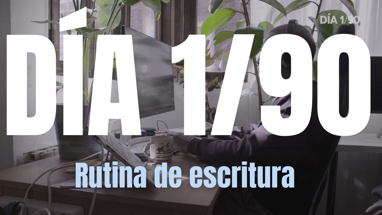 Escribo una hora al día durante 90 días | DÍA 1