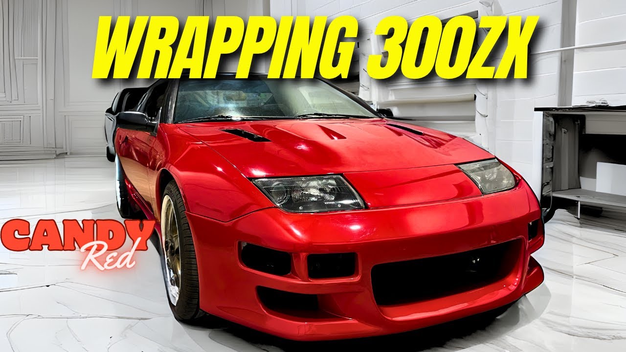 How to Vinyl Wrap a Nissan 300ZX (CANDY RED)