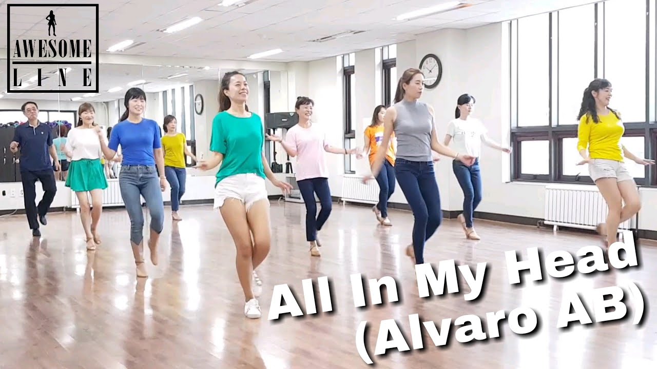 All In My Head (Alvaro AB) Line Dance - Suzi Beau (Absolute Beginner Level)