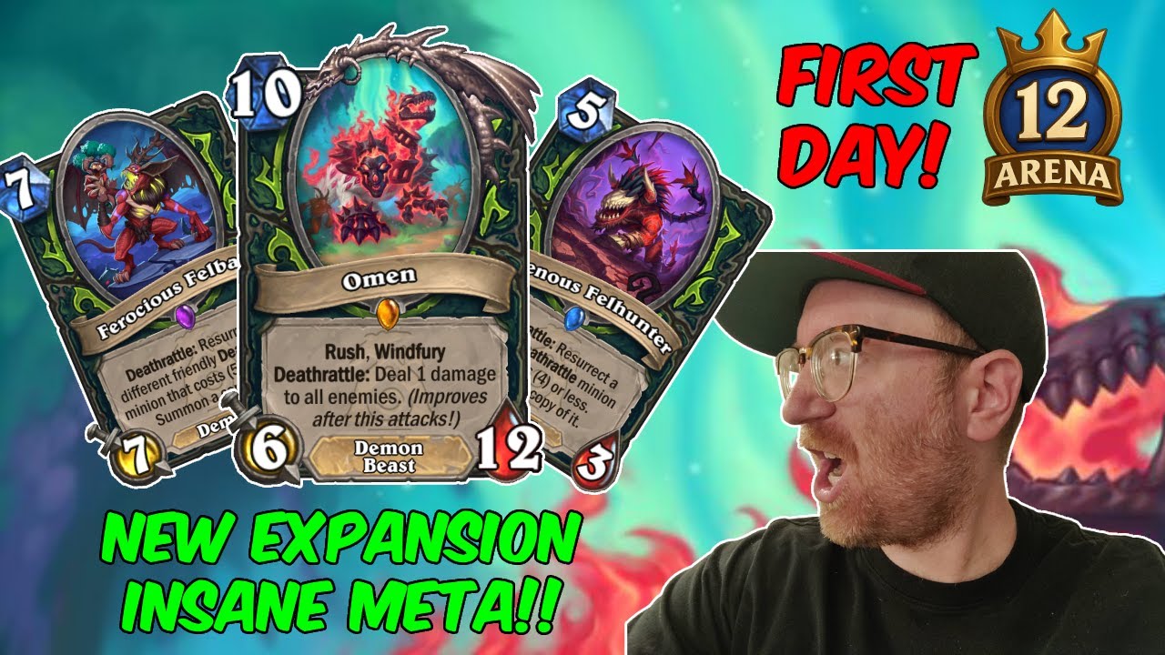 My First Run Went 12 Wins NEW EXPANSION! - Hearthstone Arena