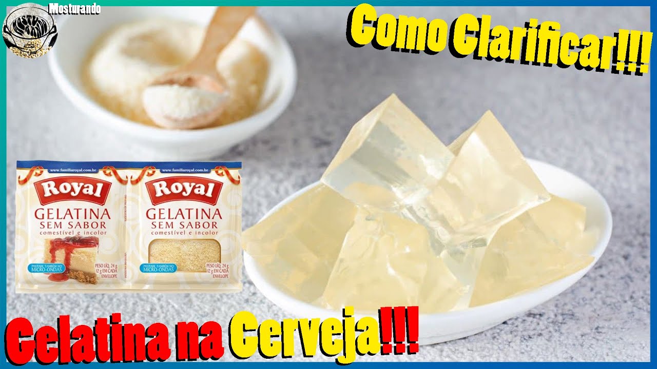 GELATINA para clarificar a CERVEJA!!!! Mini SÉRIE de clarificantes!!