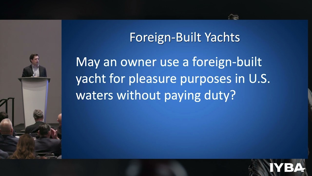 It's All Foreign To Me | Yacht Sales & The Law 2024