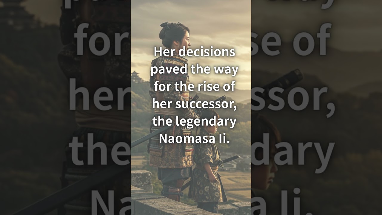 The Lady Lord &mdash; The Life of Naotora Ii, A Woman Who Defied Fate #history #facts