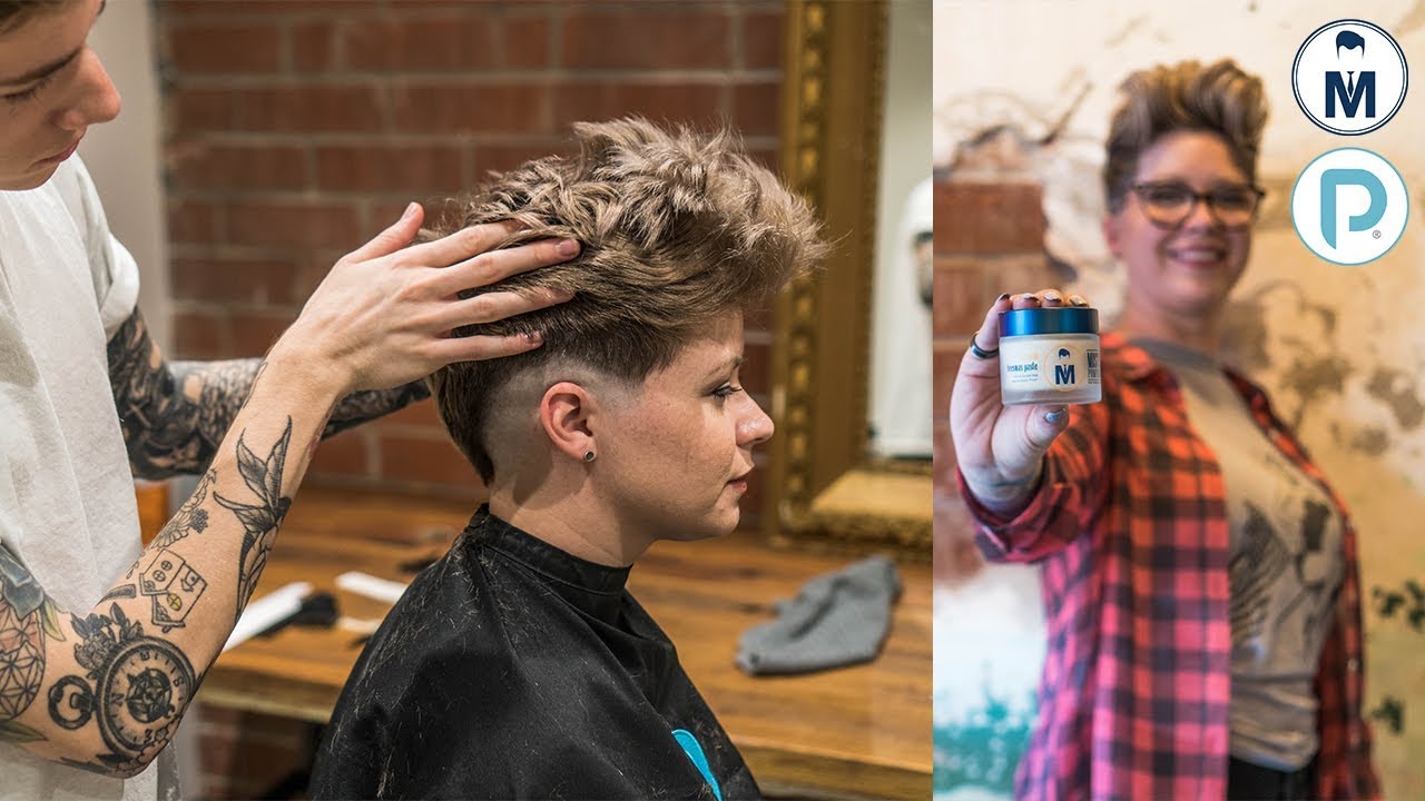 Short Edgy Hairstyle for Women | Mod Cut Tutorial