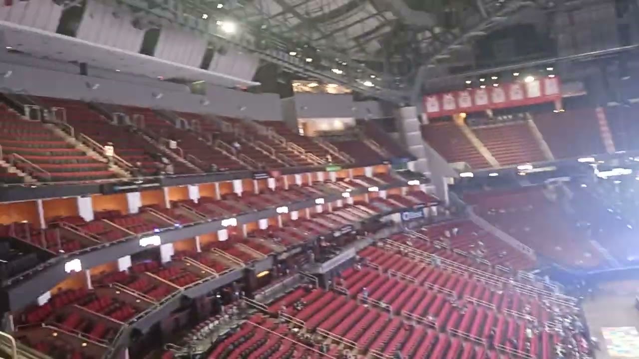 at the Toyota center in Houston Texas for the event