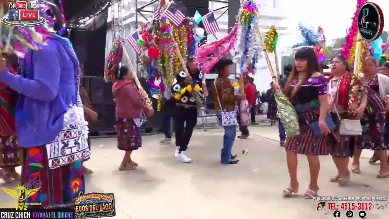 DESDE CRUZ CHICH JOYABAJ AMENIZA MARIMBA ORQUESTA ECOS DEL LAGO CON LA ASOCIACION DE LOS COHETEROS