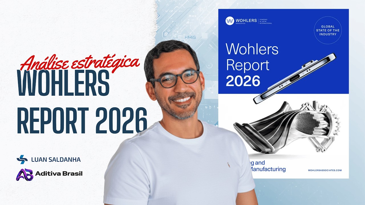 Análise Estratégica do Wohlers 2026 | A Manufatura Aditiva entrou na fase Industrial definitiva?