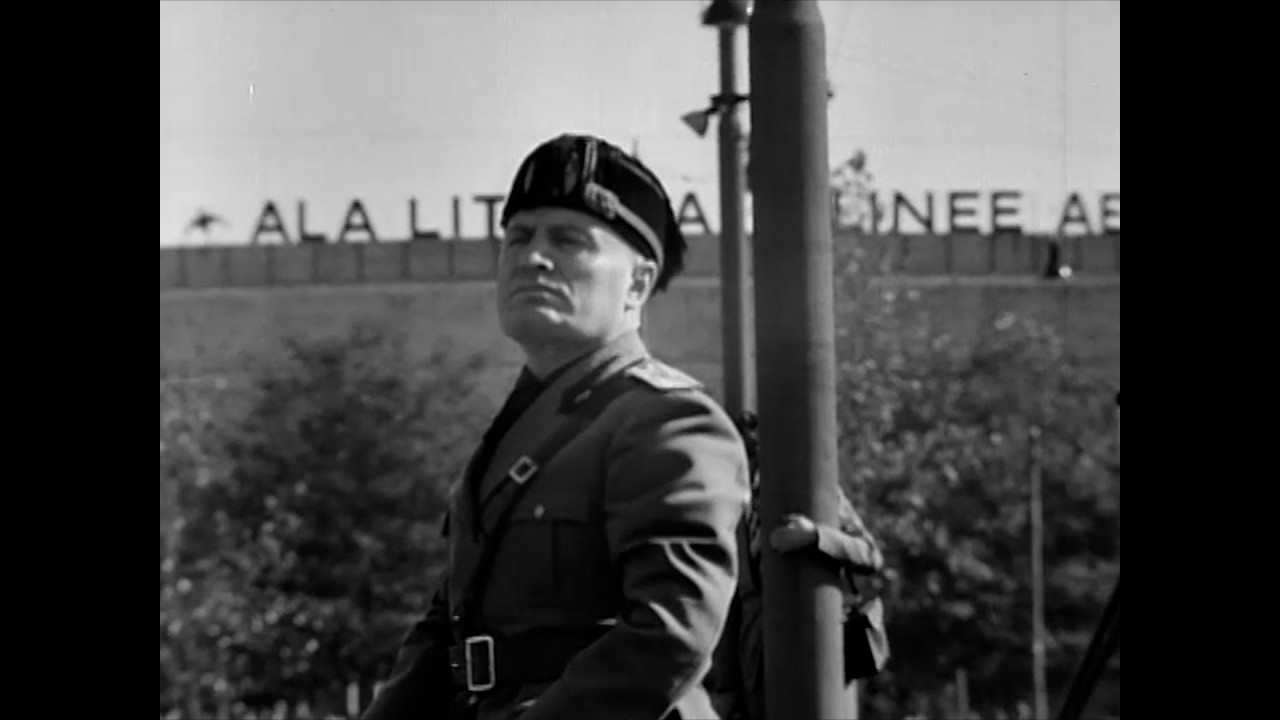 Mussolini - Parata militare all'Ippodromo di Villa Glori a Roma | filmato raro Fascismo (anni 30°)