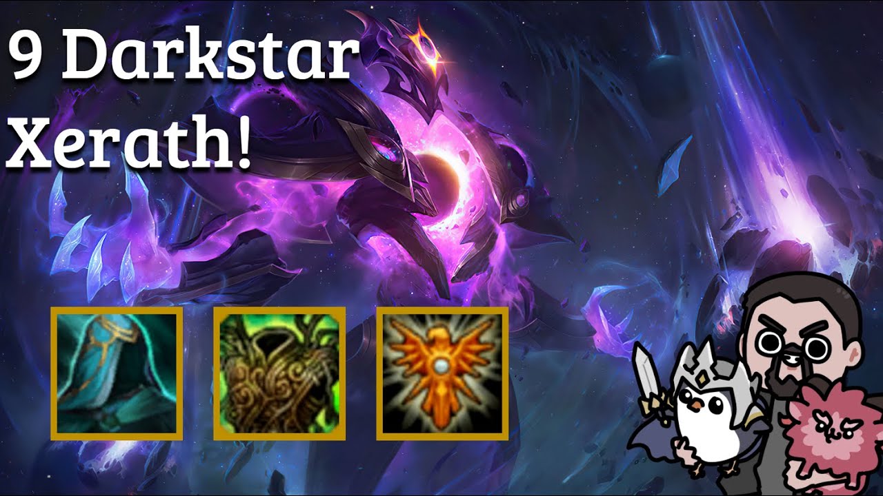 9 Dark Star Xerath! | TFT Galaxies | Teamfight Tactics