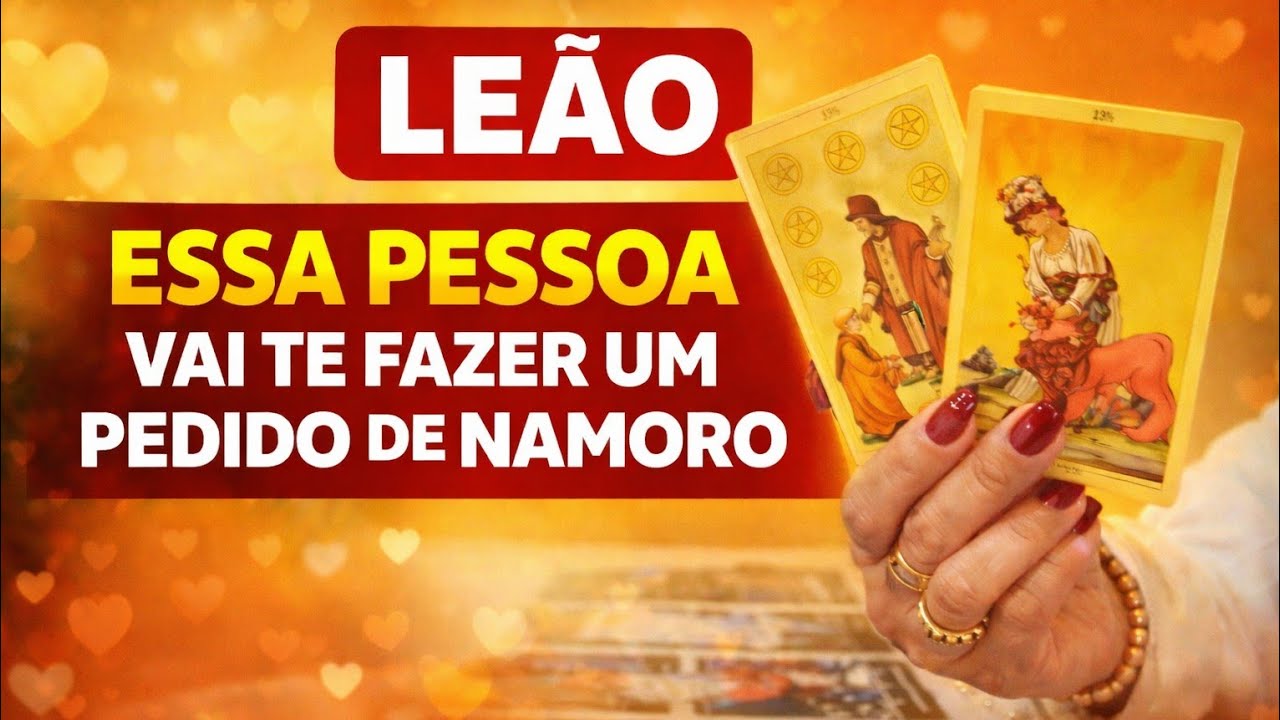 ♥️ LEÃO ♥️ ESSA PESSOA É MUITO ESPONTÂNEA E VAI TE FAZER MUITO FELIZ.