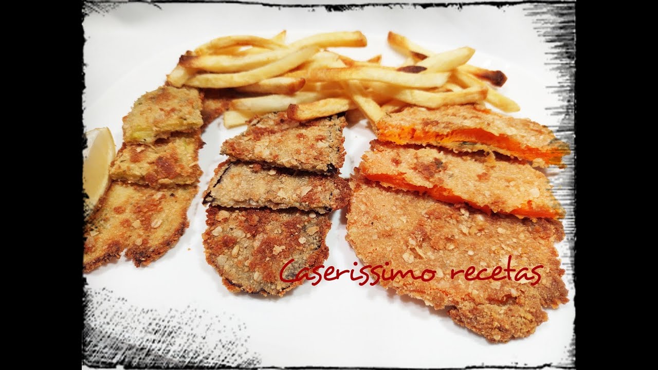 MILANESAS de VEGETALES Súper sanas (berenjenas zucchinis y calabaza)