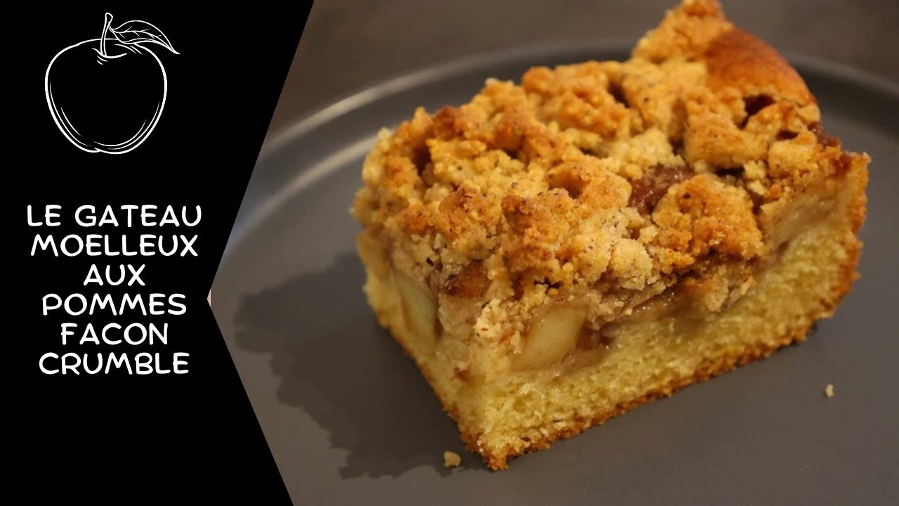 Le Gâteau moelleux aux pommes façon crumble