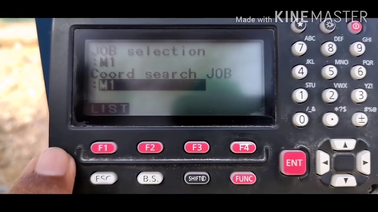 How to create job in Sokkia CX102 CX105 IM105 Port (17)