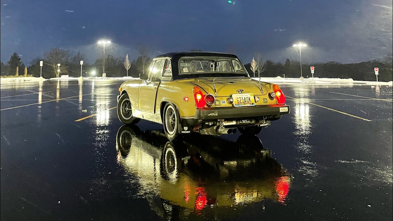MG MIDGET 1275 EXHAUST SOUND ANSA SPORTS MUFFLER