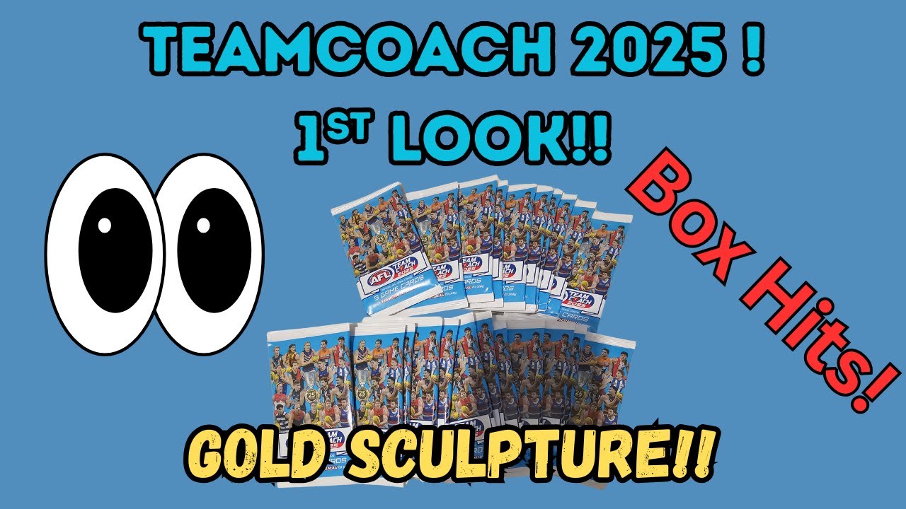 TeamCoach 2025 1st Look Goes Bang ! Gold Sculpture plus Box Hits!