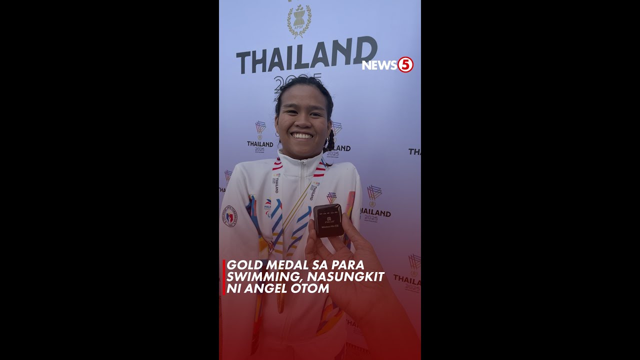 Angel Otom, swimming gold medalist sa ASEAN Para Games