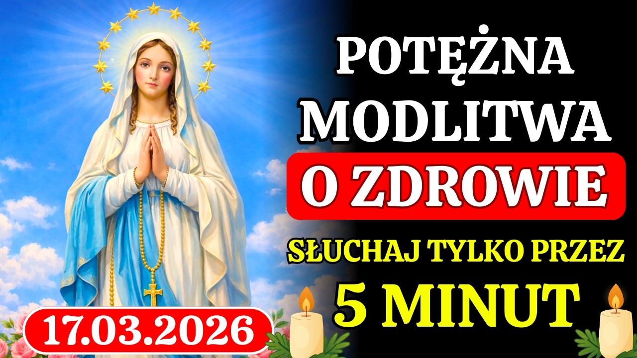 🙏 MODLITWA DO MATKI BOŻEJ Z LOURDES O ODDALENIE CHORÓB I PRZYNIESIENIE POKOJU SERCU!