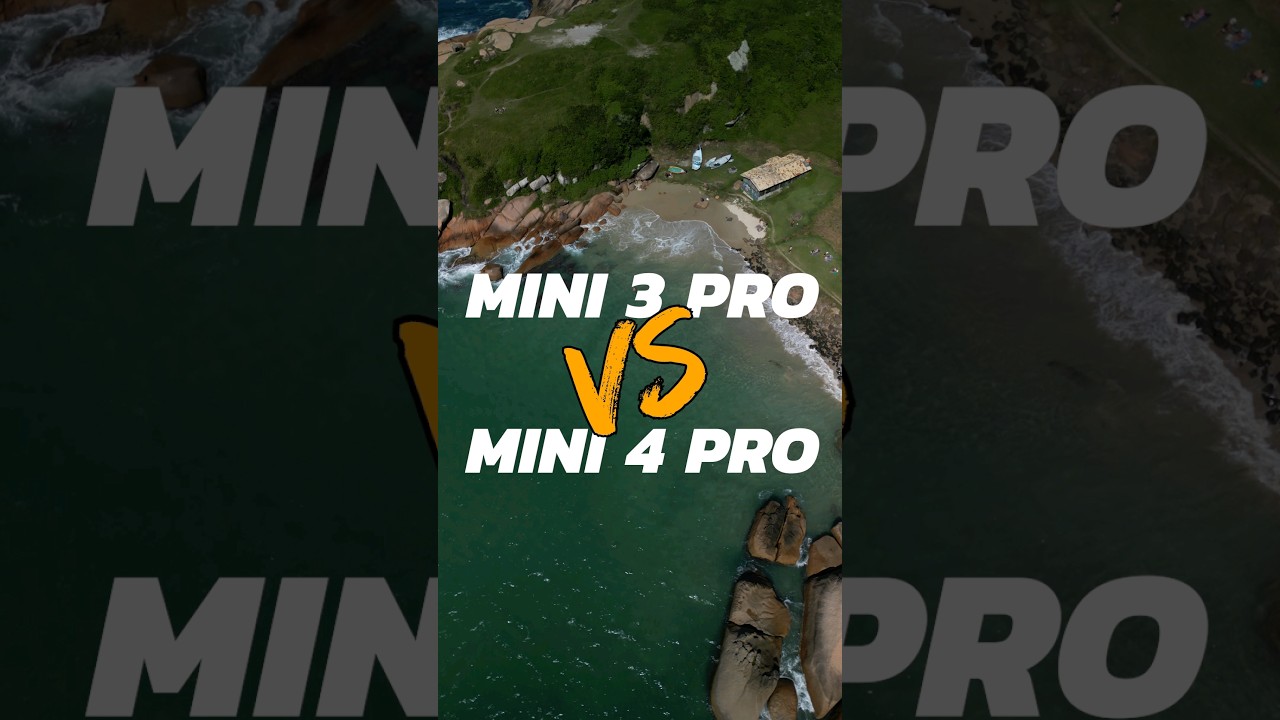 COMPARATIVO DRONE DJI MINI 4 PRO vs MINI 3 PRO | Quem tem a melhor imagem? #drone #dji