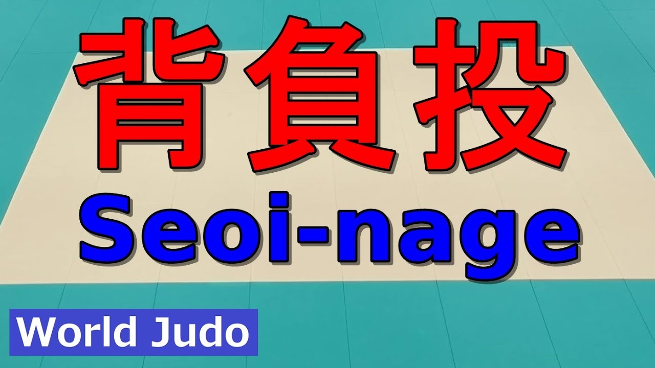 柔道 背負投 JUDO Seoi-nage 2018