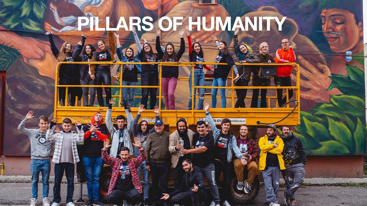 ZIDART - PILLARS OF HUMANITY Official Movie 2021 | Bacau Street Art Festival | Romania