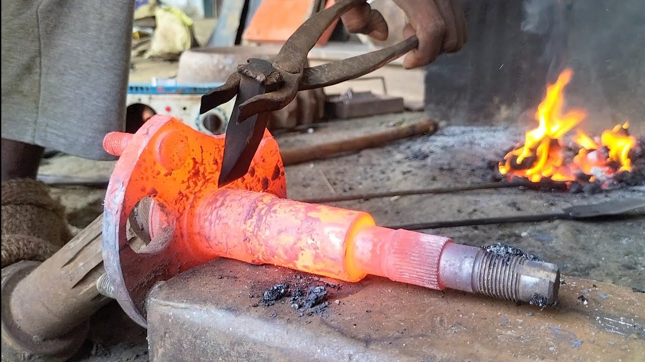 Making a coal-breaking axe