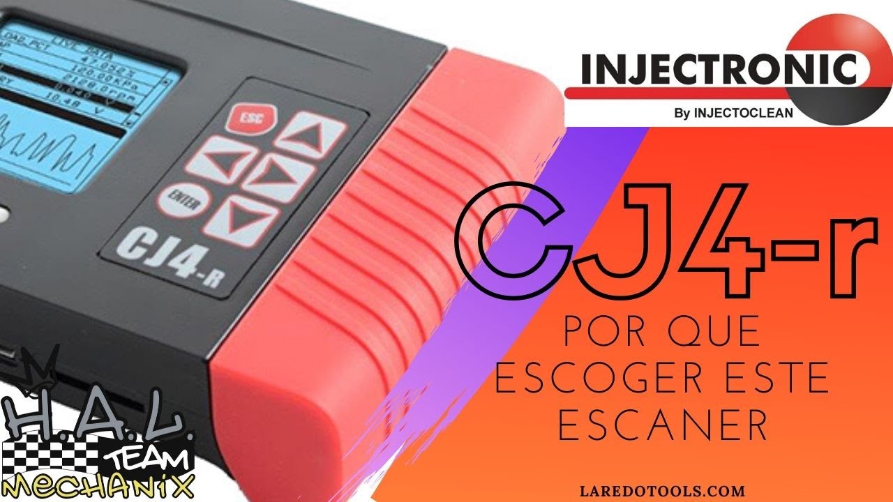 Esc&aacute;ner para taller, cual eligo, la mejor propuesta, Por que el CJ4 r de Injectoclean o Injectronic