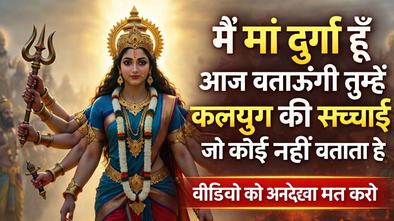 मां दुर्गा की चेतावनी ⚠️ | कलयुग की सच्चाई जो कोई नहीं बताता | Maa Durga Message