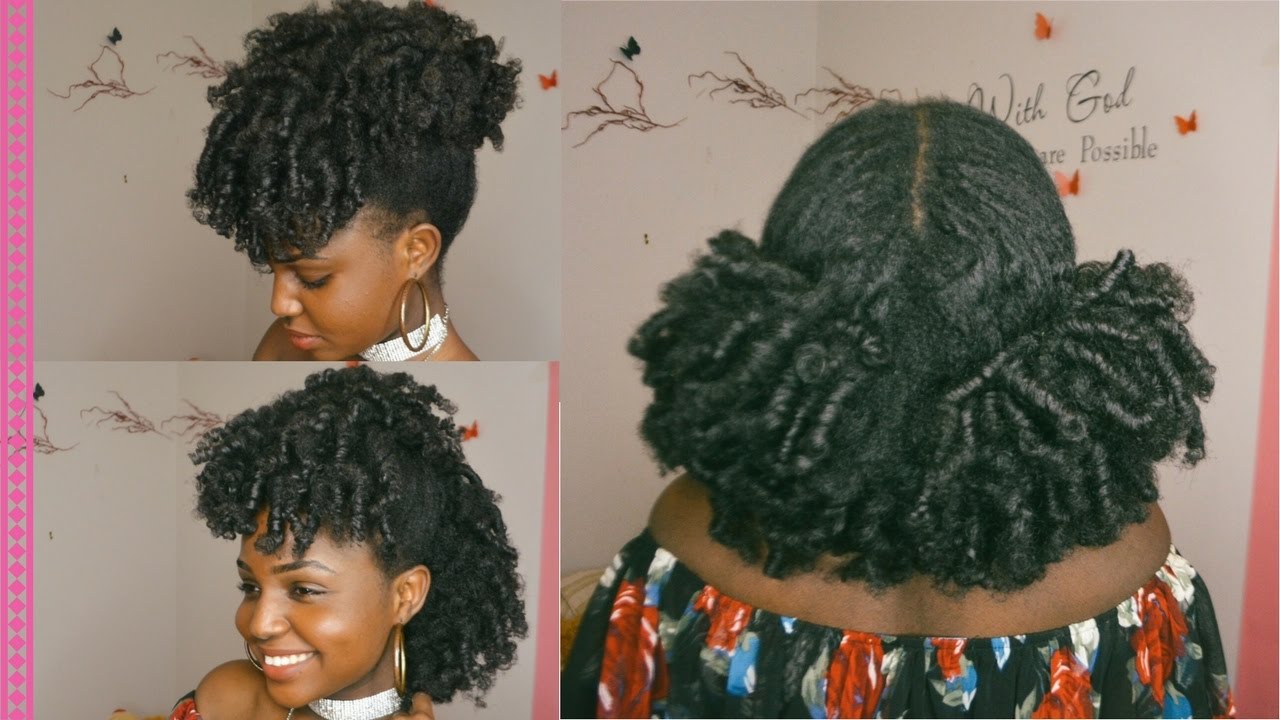 5 WAYS TO STYLE A ROLLER SET ON 4C HAIR