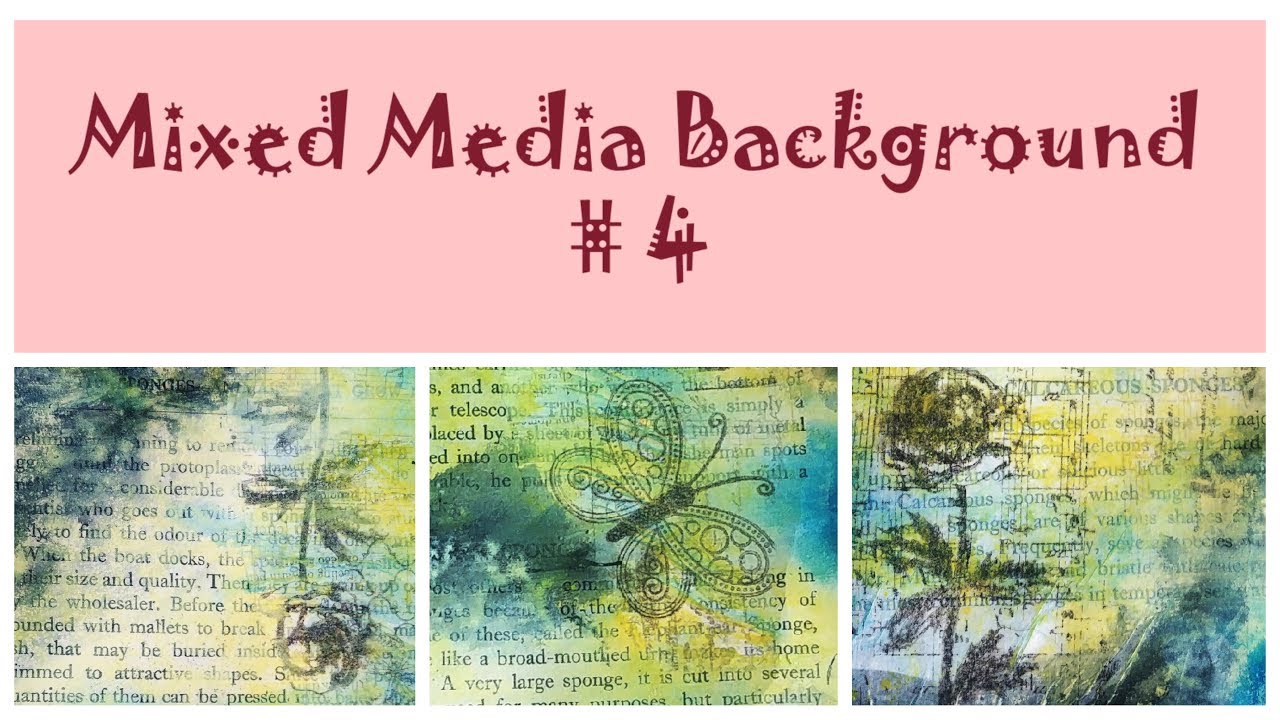 Mixed Media Background #4